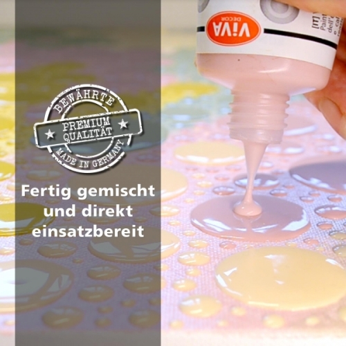 Preview: Viva Decor Blob Paint Acrylfarben, je 90 ml  (GP 1L= 50€) verschiedene Farben